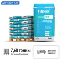 Шпатлевка гипсовая выравнивающая Dauer Finner Inter 43W цвет белый комплект 20кг x 384шт машиной без выгрузки