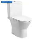 Унитаз-компакт Акватек Леон AQ2785-00 горизонтальный выпуск, микролифт цвет белый