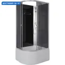 Душевая кабина Niagara E90/80/40r/tn/bk высокий поддон 90x80 см ассиметричный