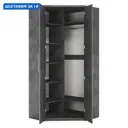 Шкаф распашной Гамма Мелодия МУ-22 с 2 дверями 100x220x45 см ЛДСП цвет ароза реликтовая