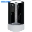 Душевая кабина Niagara 25071434bktg высокий поддон 80x80 см 1/4 круга