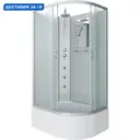 Душевая кабина Niagara 23101424lbktg высокий поддон 120x80 см ассиметричный