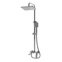 Душевая система Knotlor KN-62-GM-LM 3 режимная цвет вороненая сталь