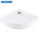 Душевой поддон Aquanet GL180 449357 1/4 круга акрил 80х80см