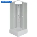 Душевая кабина Niagara P80/26q/mt/bk средний поддон 80x80см