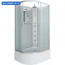 Душевая кабина Niagara 23101424rbktg высокий поддон 120x80 см ассиметричный