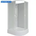 Душевая кабина Niagara P100/70/26l/mt/bk средний поддон 100x70см