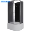 Душевая кабина Niagara E90/80/40l/tn/bk высокий поддон 90x80 см ассиметричный