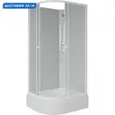 Душевая кабина Niagara P100/80/26r/mt/bk средний поддон 100x80см