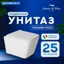 Унитаз подвесной Amore di Mare Tassaro P202 белый