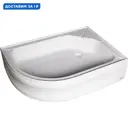 Душевой поддон River 21177 ассиметричный акрил 90x70см