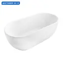 Ванна BelBagno BB70-1500-800 150x80 акриловая Овальная цвет белый