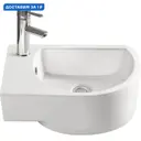 Раковина подвесная Santiline SL-2015R 41см цвет белый