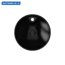 Раковина накладная Isvea sistemay 10SY65045SV-2N 45см цвет черный