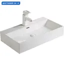 Раковина накладная Santiline sl-1093 SL-1093 60см цвет белый