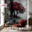 Фотообои флизелиновые Bartonwall 200x270 см Природа Лес Дерево