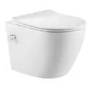 Чаша подвесного унитаза Iberica Blanca Bilbao Alto Bide с функцией биде, торнадо