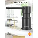 Дозатор встроенный для моющего средства Milacio Ultra 935 MCU.935.TB total black