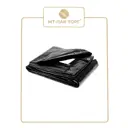 Тент с люверсами укрывной МТ-Пак Торг 6x8м 230г/м² черно-белый