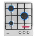 Газовая варочная панель Simfer H45V30420 с автоподжигом 45 см 3 конфорки цвет серый