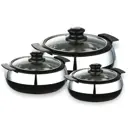 JAYPEE GLASSEROL 1200 Термоконтейнер-кастрюля Glasserol 1.2 л Black