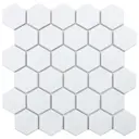 Мозаика керамическая Starmosaic Hexagon small White Matt MT31000 27.8x26.5см цвет белый