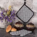 Borghouse Прихватка Black squares 20х20 см