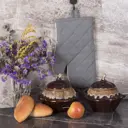 Borghouse Прихватка-рукавица кухонная White and Grey 17х27 см