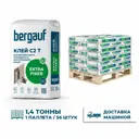 Клей для плитки Bergauf Extra Fixer цвет серый комплект 25кг x 56 шт с доставкой