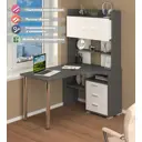 Стол Мэрдэс Ср 101x175x140 см ЛДСП цвет белый/графит СР-133-140 ГБЕ-ПРАВ