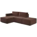 Диван модульный Шарм-дизайн 34062028823 211x70x170 см велюр цвет коричневый