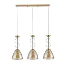 Светильник подвесной Экономсвет Modern 30104/3gd amb 3 лампы 7 м² цвет золото