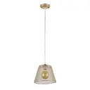 Светильник подвесной Экономсвет Modern 30107/1gd gd 1 лампа 2 м² цвет золото