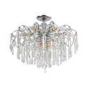 Люстра потолочная Экономсвет Classic 59172/8cr wt 8 ламп 18 м² цвет хром