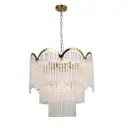 Люстра подвесная Gerhort Classic G21152/11brs cl 11 ламп 25 м² цвет бронза