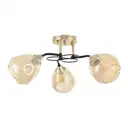 Люстра потолочная Arte milano Amalfi-324106/3 fg+bk 3 лампы 6 м² цвет золото