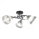 Люстра потолочная Arte milano Amalfi-327685/3a bk+cr 3 лампы 6 м² цвет черный