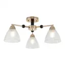 Люстра потолочная Arte milano Napoli-324119/3 fg+bk 3 лампы 6 м² цвет золото