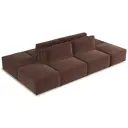 Диван модульный Шарм-дизайн 34062028833 340x70x180 см велюр цвет коричневый