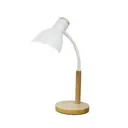 Рабочая лампа настольная Экономсвет Modern 32010 white+wood цвет разноцветный
