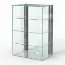 Шкаф-витрина 60x90 см Сладость 1 3А-НЕО Шоп Дизайн стекло цвет грейвуд