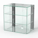 Шкаф-витрина 60x60 см Сладость 1 7А-НЕО Шоп Дизайн стекло цвет грейвуд