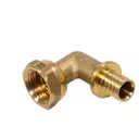 Угол 90° с накидной гайкой Ростерм 1/2"x16 мм ВР латунь