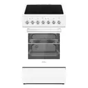 Электрическая плита с духовкой Simfer F56VW04025 50x86x49.8 см цвет белый
