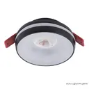 Светильник точечный встраиваемый Crystal lux Velora Clt 063c1 bl под отверстие 10 мм GU10 цвет черный