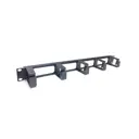 Кабельный организатор Filum FL-CM-1U-PL-BK 19" 1U горизонтальный с кольцами 53 мм черный