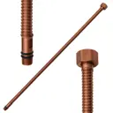 Гибкая подводка для смесителя Ravslezak 1/2"xM10 гайка-штуцер 35 см IT0012ZRK