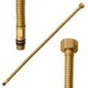 Гибкая подводка для смесителя Ravslezak 3/8"xM10 гайка-штуцер 40 см IT0438ZK
