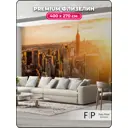 Фотообои флизелиновые Foto print Блики небоскреба 400x270 см