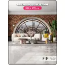 Фотообои флизелиновые Foto print Витражи небоскребов 500x270 см